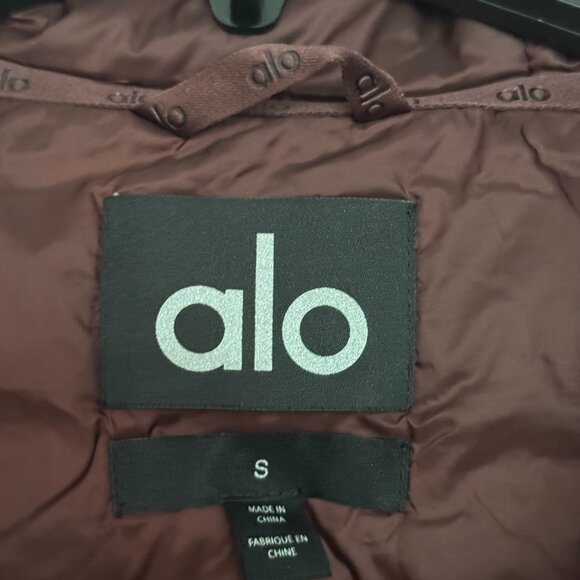 ALO Shimmer Cropped Hooded Jacket - Size S - Picture 4 of 6